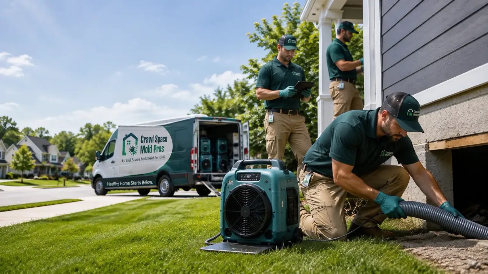 Crawl Space Mold Removal in Milford, OH